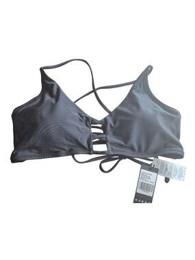 Relleciga Black Bikini Top Size XL